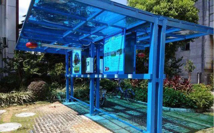 建一個電動車充電樁車棚需要多少錢?配圖一