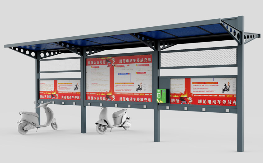 經(jīng)濟型電動車停車棚