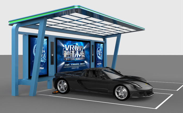 電動(dòng)車充電站充電車棚投資需要多少錢?配圖一