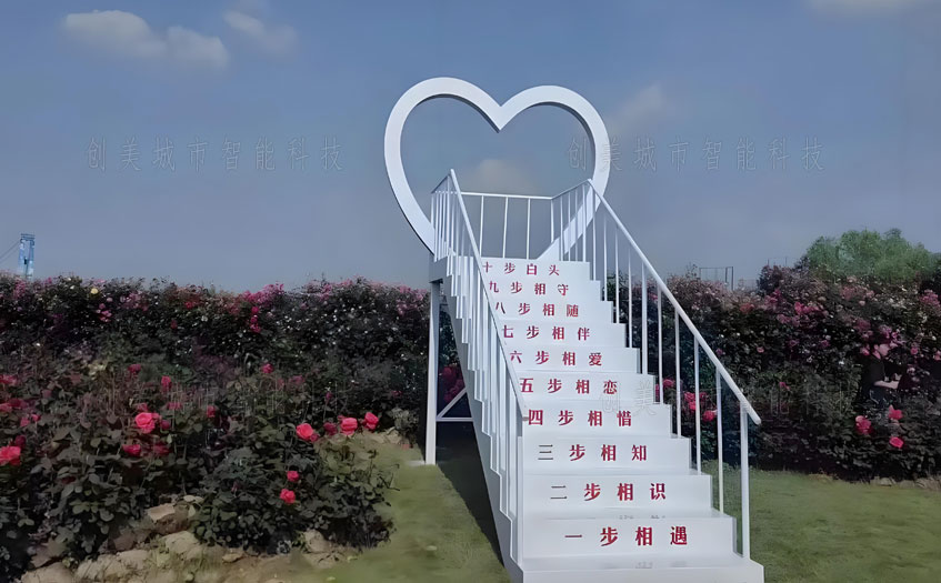 爱情天梯网红打卡景观设计