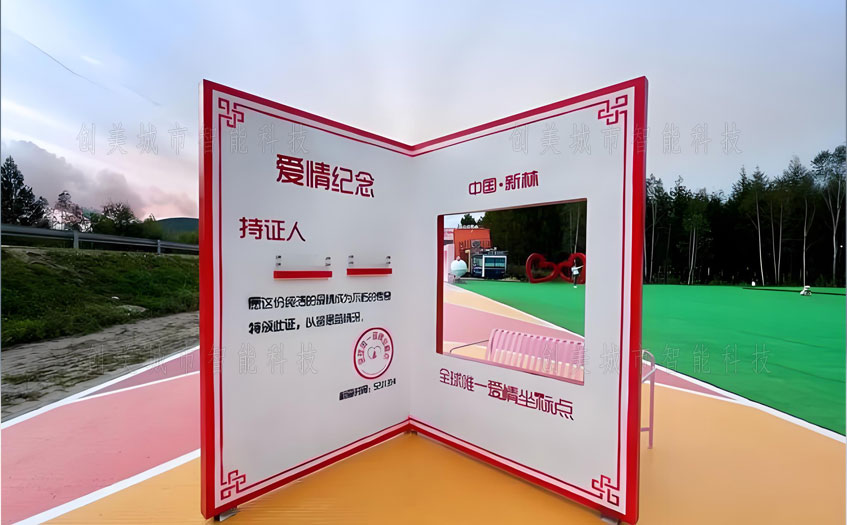 公园网红打卡拍照框定制案例